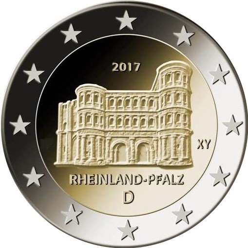 2 Euro Deutschland 2017 A Berlin Porta Nigra Graf Waldschratde