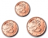 1+2+5 cent Finnland 2012