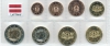 Coin-Serie Latvia 2021 (1 cent to 2 Euro)