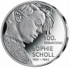 20 Euro Deutschland 2021 "100. Geburtstag Sophie Scholl