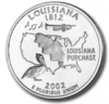 USA 1 Quarter Louisana 2002 (D)