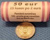 2 Euro Rolle Slowakei 2023 "100 Jahre Erste Bluttransfusion in der Slowakei
