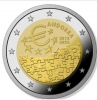 2 Euro Andorra 2022 „10 Jahre Inkrafttreten der Währungsvereinbarung zwischen Andorra und der EU“.  in Kapsel